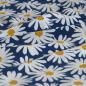 Preview: Baumwolljersey Margeriten blau weiß – FVJ